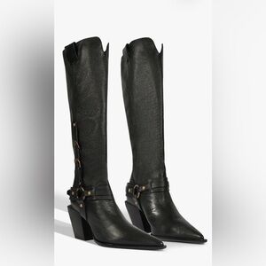 Schutz Buckle Heel Boot NIB